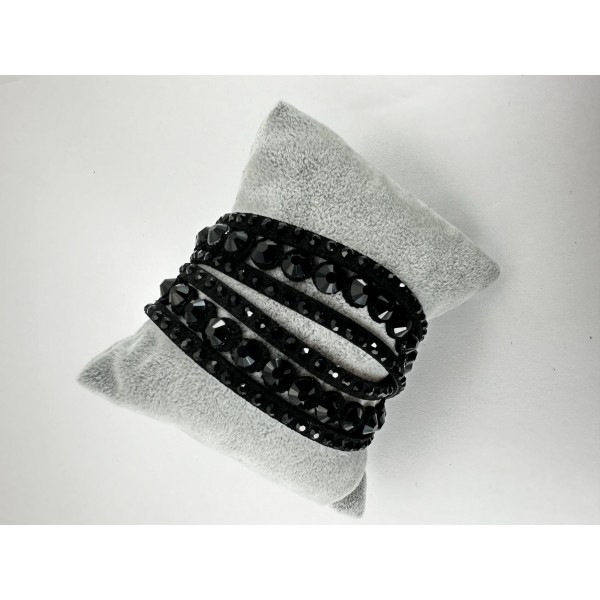 Siyah Taşlı Bileklik